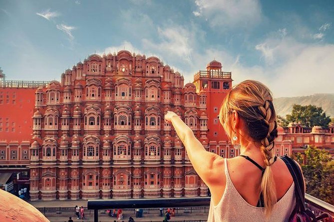 1-Day Trip to Jaipur from Mumbai with Both side Commercial Flights - Jal Mahal is a short photo stop by the water