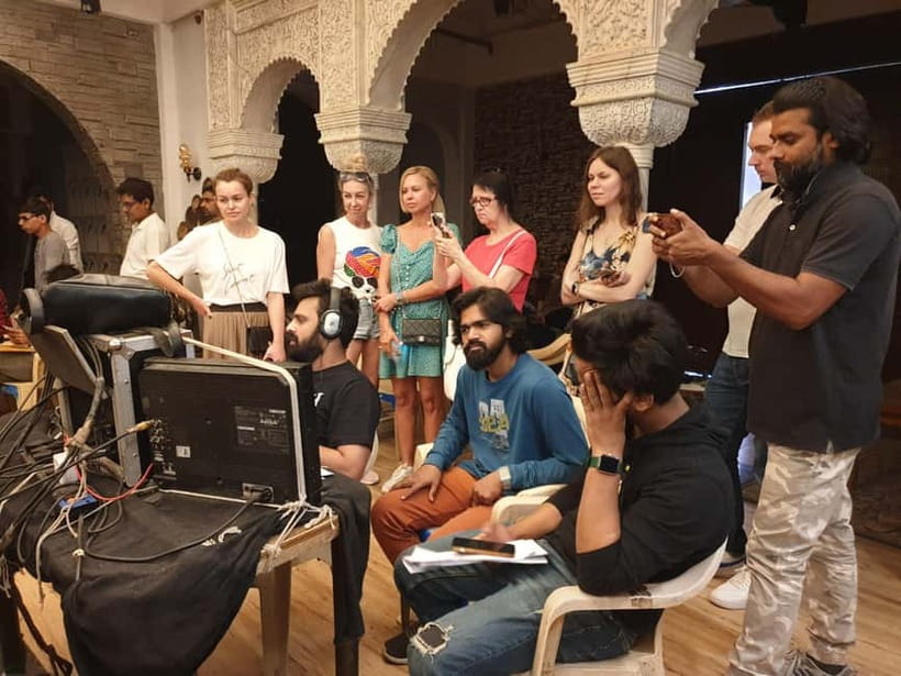 Bollywood Sightseeing and Celebrity Home Tour by Private Car - Recording your voice in a professional studio
