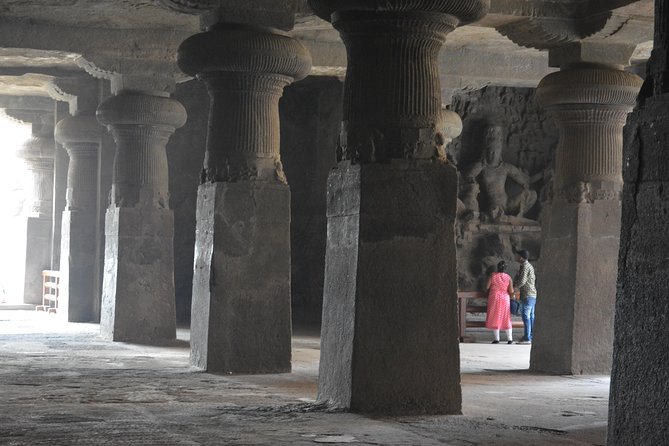 Elephanta Caves & Island Tour with Multiple Options - Inside the rock-cut cave temples