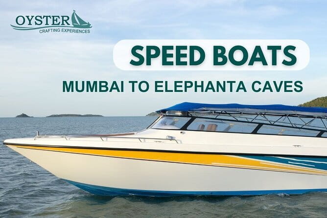 Elephanta Island Private Speedboat Tour from Mumbai - 6pax - Leaving Gateway of India by private boat