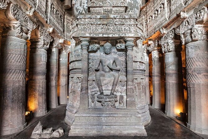 Elephanta Island Private Speedboat Tour from Mumbai - 6pax - Inside the Elephanta Caves