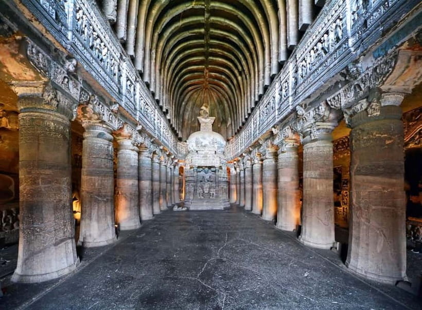 From Mumbai: Day Trip to Global Pagoda and Kanheri Caves - How the eight-hour schedule feels