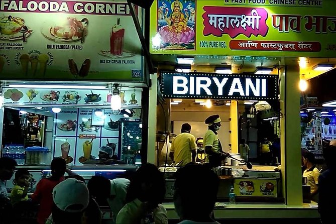 Mumbai Local with Street Food Tour in Private Vehicle - Chowpatty Beach and the main food stop