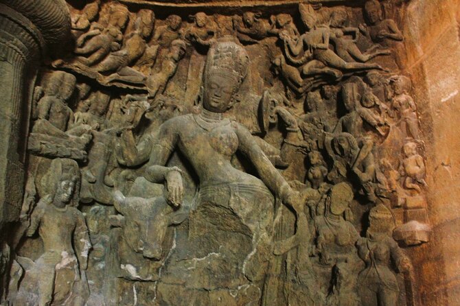Private Elephanta Caves UNESCO World Heritage Site Tour - Inside the main cave complex
