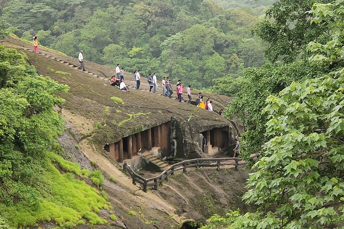 Private Half-Day Kanheri Caves Excursion from Mumbai - Walking through the park to the caves